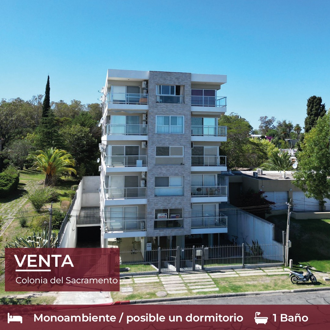 Imagen 1 de Espectacular monoambiente o posible 1 dormitorio en edificio residencial frente al Rio de la Plata.