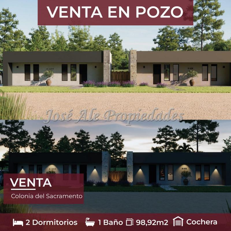 EN VENTA Casas en pozo de 2 dormitorios ✨ Oportunidad de inversión: dos casas en pozo, pensadas para ofrecer confort, funcionalidad y proyección a futuro.